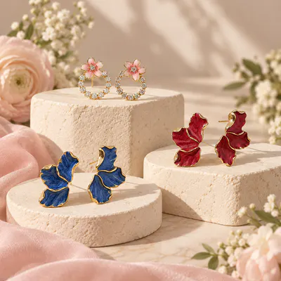 Floral earrings for a thoughtful gift
